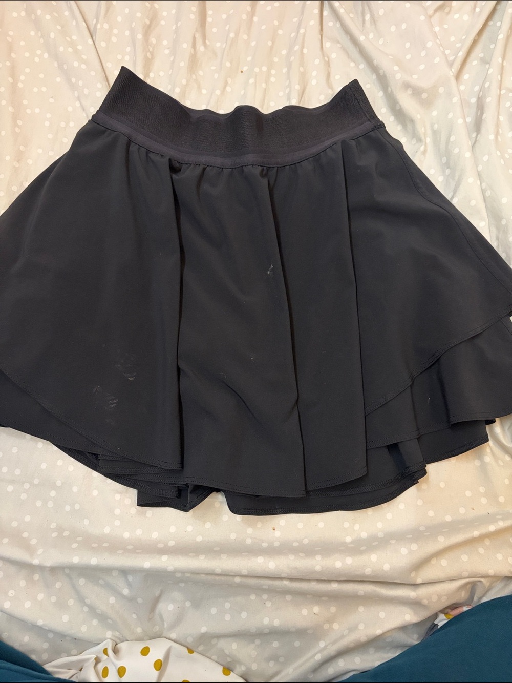 lululemon athletica Black Layered Skater Skirt